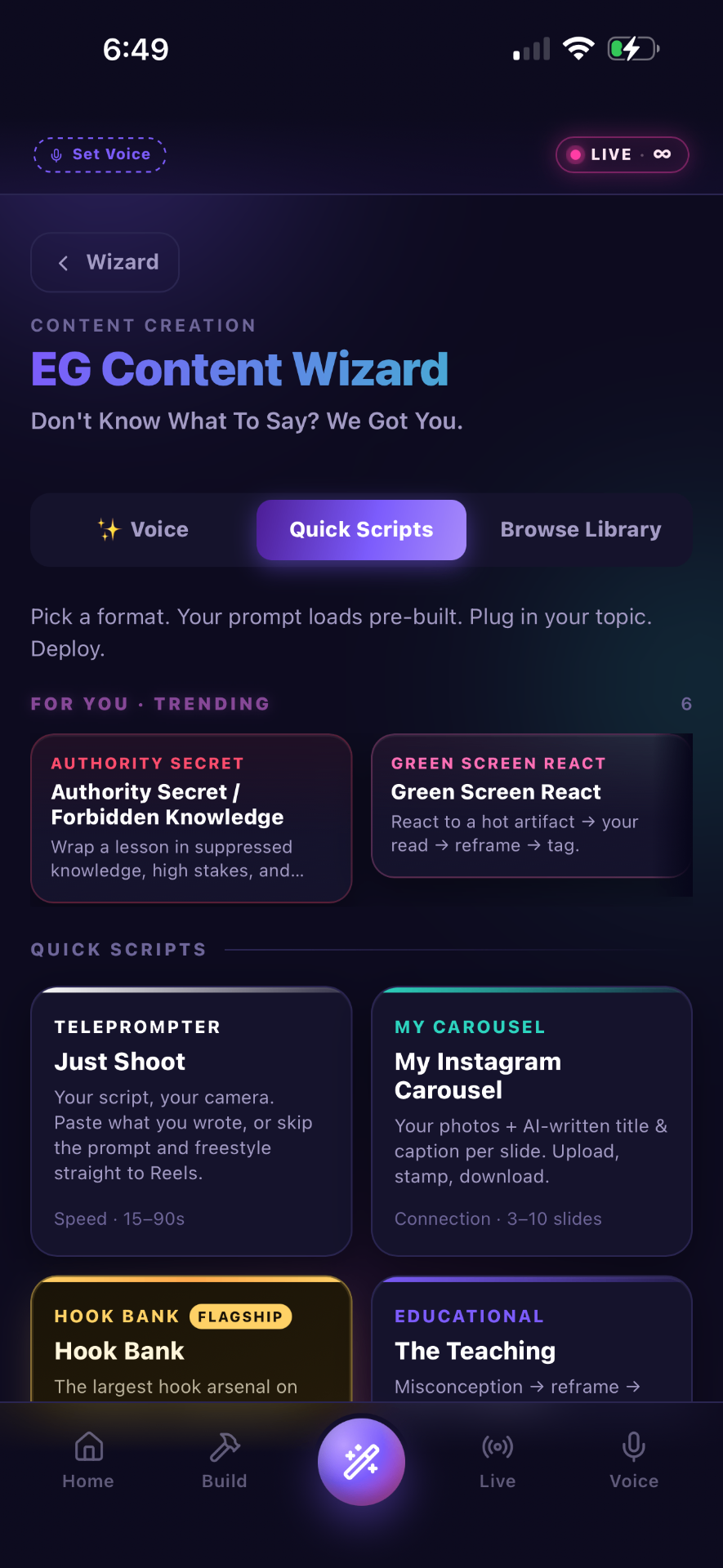 EG Content Wizard